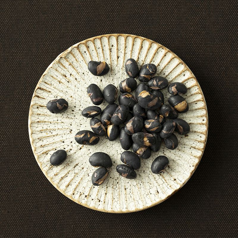 SOYBON　国内産ソフト煎り黒豆 75g×12袋