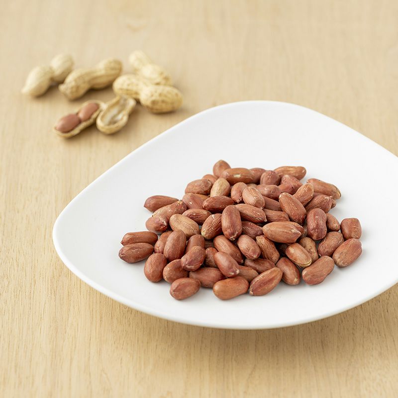 【定期便】食塩不使用うす皮付ピーナツ 110g×12袋